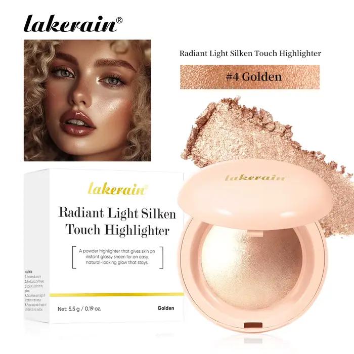 Lakerain – poudre à reflets au toucher soyeux, Texture lisse, finition lumineuse, maquillage longue