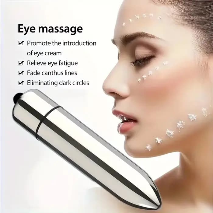 Mini masseur vibrant, traitement du Massage du visage et des yeux, favorise l'absorption de la Lotio