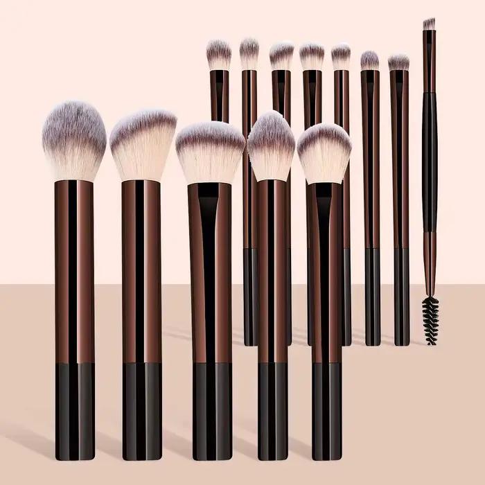 Ensemble de pinceaux de maquillage, 13 pièces, fond de teint, correcteur, poudre, fard à paupières,