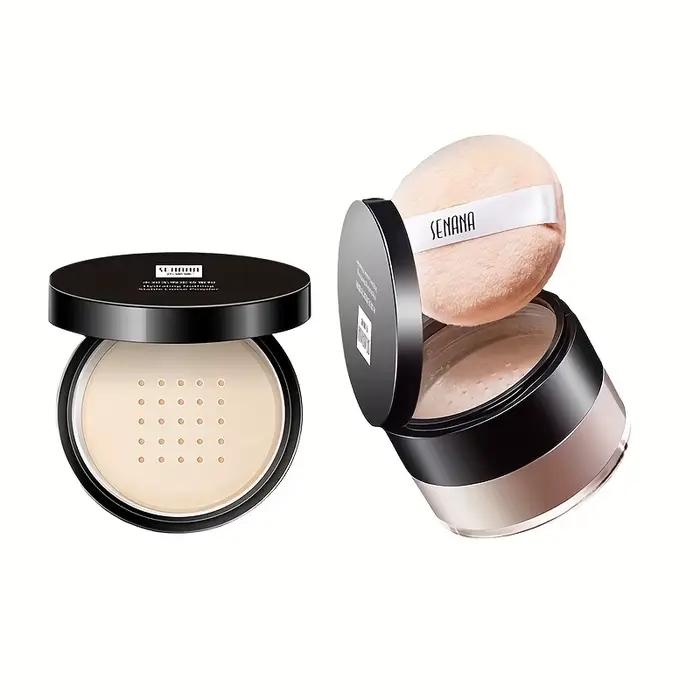 Poudre hydratante à réglage impeccable, correcteur fort de contrôle de l'huile de finition nue natur