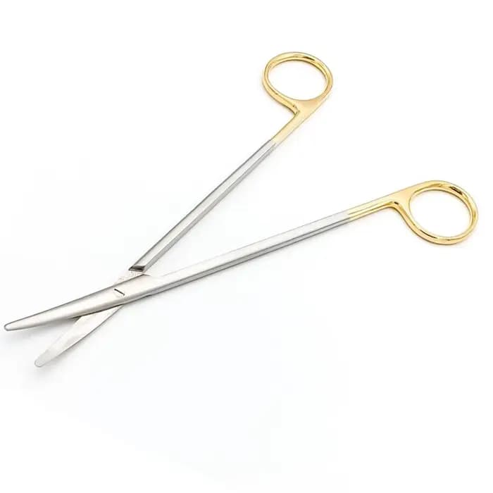 TC metzenbaum ciseaux courbé délicat coupe de tissu tonsil pointes étroites émoussées opération chir