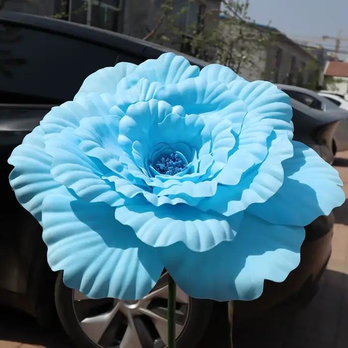 Pivoine artificielle, décoration de fête de mariage, grands accessoires de spectacle de fleurs, faus