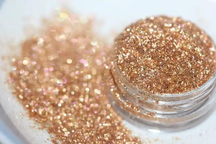 Poudre pigmentée en poudre pour surligneur ample, diamant rose doré, pour cosmétiques, rouge à lèvre