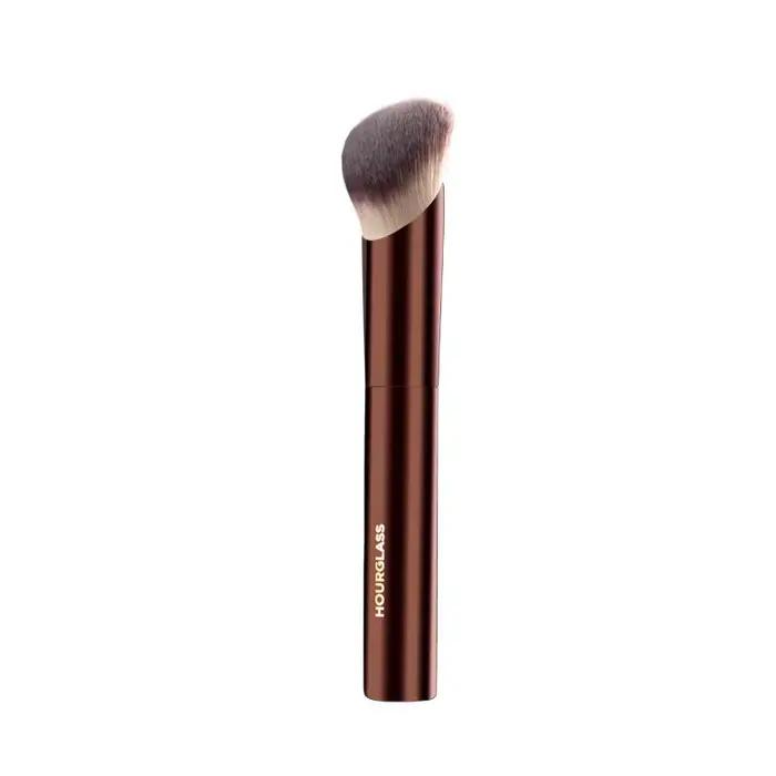 Hourglass-Pinceau de maquillage à poils en fibre douce, brosse pour fond de teint, design tendance,