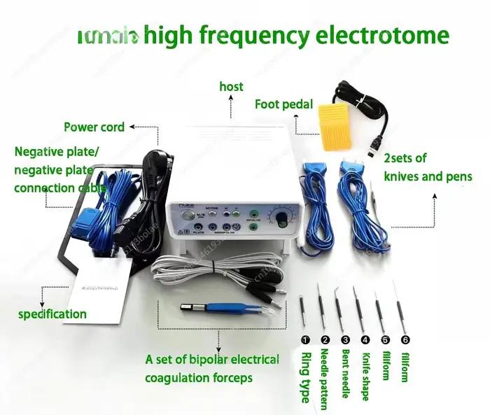 Produit haute performance avec fonction de coagulation Plaque négativeElectrotome haute fréquence