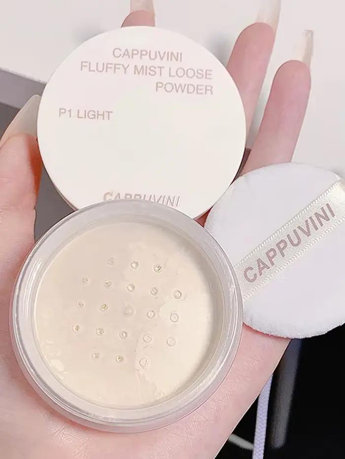 Cappuvini velours brume ensemble poudre de maquillage poudre Fine et Non collante brume visage mat t
