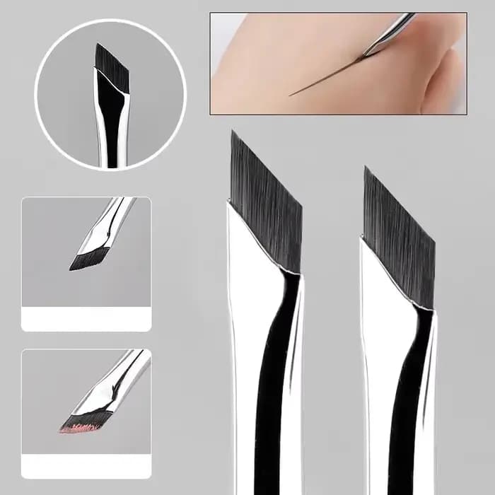 Karsyngirl – brosse à Eyeliner à lame améliorée, brosse à sourcils plate Ultra fine à Angle fin sous
