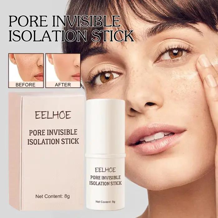 Stick Minimiseur de Pores, Contrôle du Sébum & Imperméable, Lisse la Texture de la Peau, Base de Maq
