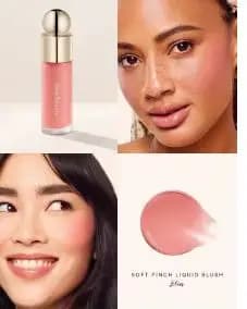 Rare Beauty Blush liquide en poudre, texture crémeuse et chaleureuse, blush en poudre nacré, fini br