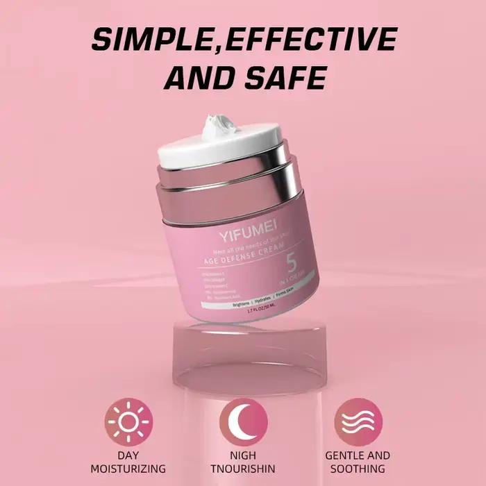 Crème pour le visage à la nicotinamide 5 en 1, soins de la peau, Anti-âge, hydratation en profondeur