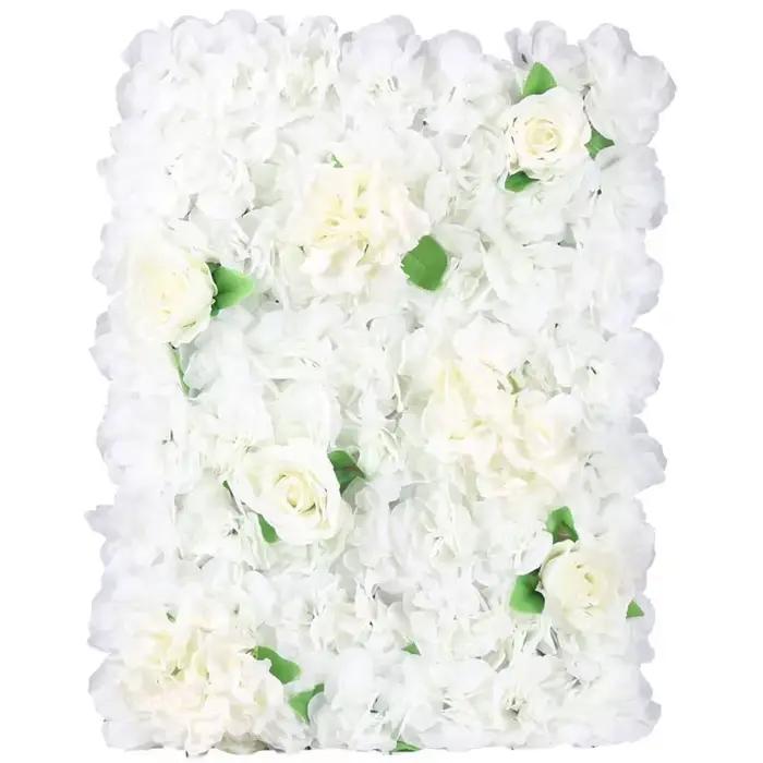 Mur de Fleurs Artificielles de 40x60cm, Accessoires de Photographie, Décoration Fausse Fleur, Arrièr