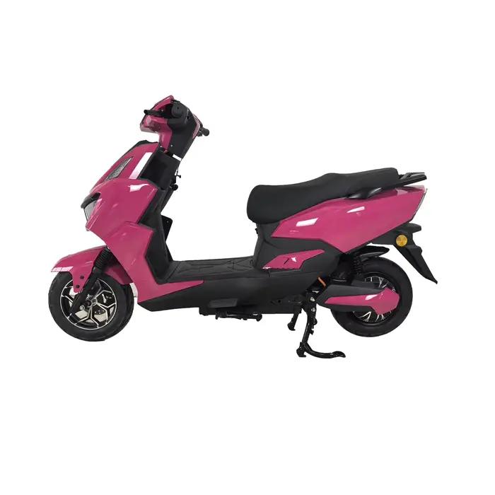 Nouvelle moto de livraison électrique 2024, 1200W, scooter électrique rapide pour adultes avec pédal