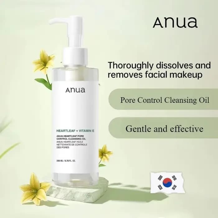 Ensemble de soins de la peau Anua, nettoyant visage Heartleaf, mousse nettoyante, nettoyage en profo