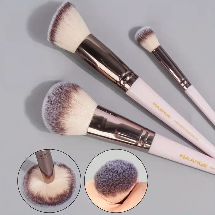 MAANGE-Ensemble de pinceaux de maquillage professionnels, outils de beauté avec sac, fond de teint,