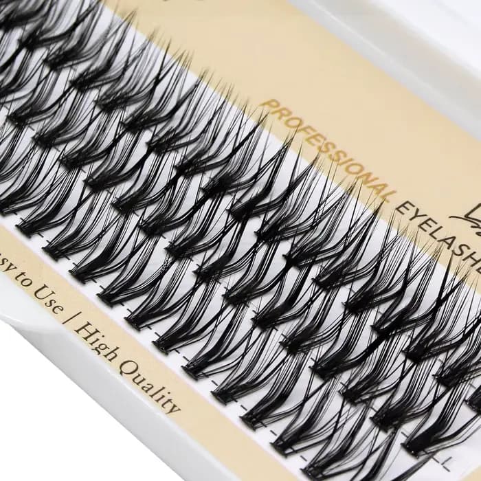 60 faux-cils individuels 30D C/D/L Curl, effet œil de chat, naturels, pour extension de cils, outil
