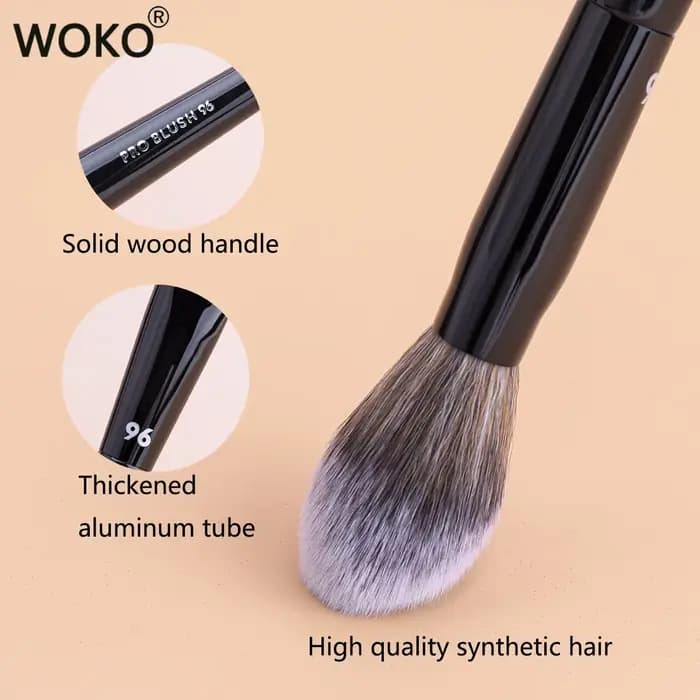 96 Blush brosse visage Contour surligneur fard à joues brosse bronzant professionnel poudre Blush pi