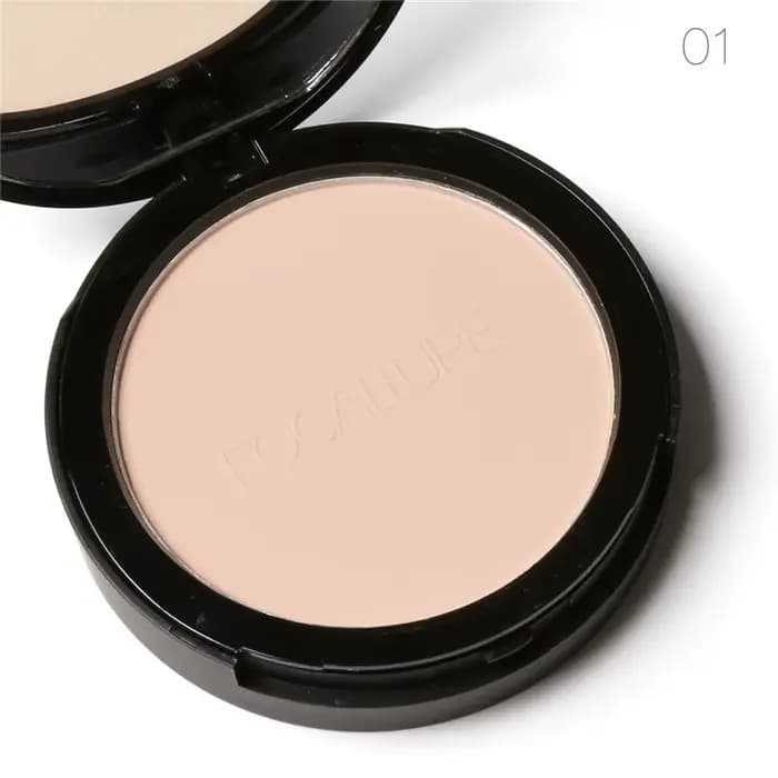 FOCALLURE 3 couleurs maquillage poudre pour le visage éclaircir contrôle de l'huile maquillage nu po