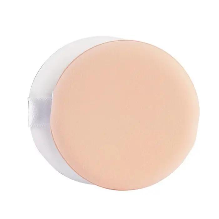 Lot de 3 éponges cosmétiques pour fond de teint, non-latex, double usage sec et humide, éponge ronde