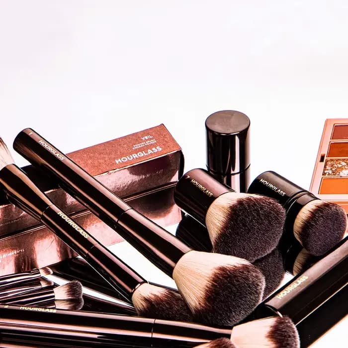 Hourglass Cruelty Free Maquillage Brush-2024New 10 Pinceaux Ensemble Blush Poudre Fard À Paupières F