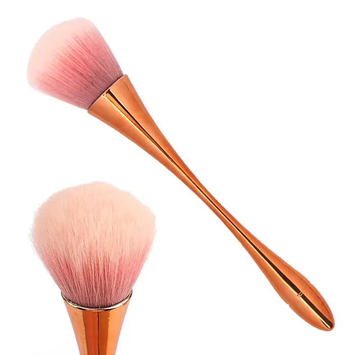 Brosse cosmétique brosse à poudre libre brosse de mise en évidence surdimensionnée brosse à Blush ch