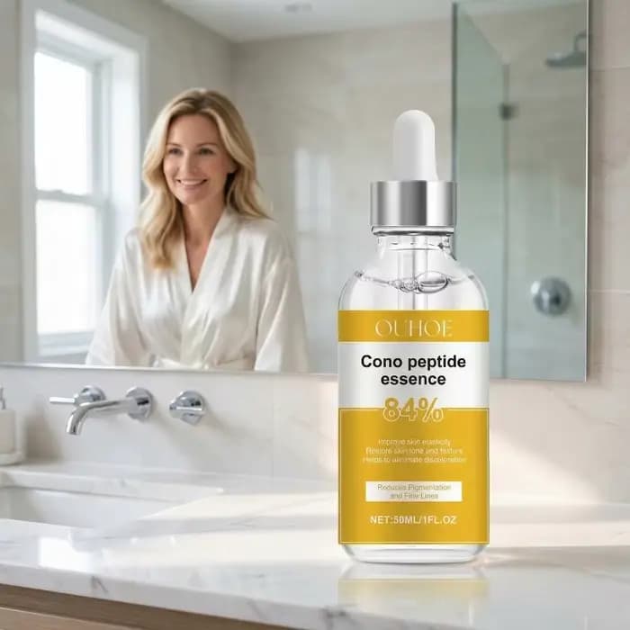 Sérum Anti-Âge Cono Peptide : Atténue les Rides, Raffermit, Éclaircit, Hydrate en Profondeur et Liss