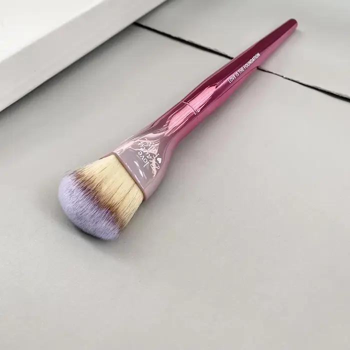 Love Beauty – pinceau de fond de teint rose en forme de cœur, crème de fond de teint impeccable, out