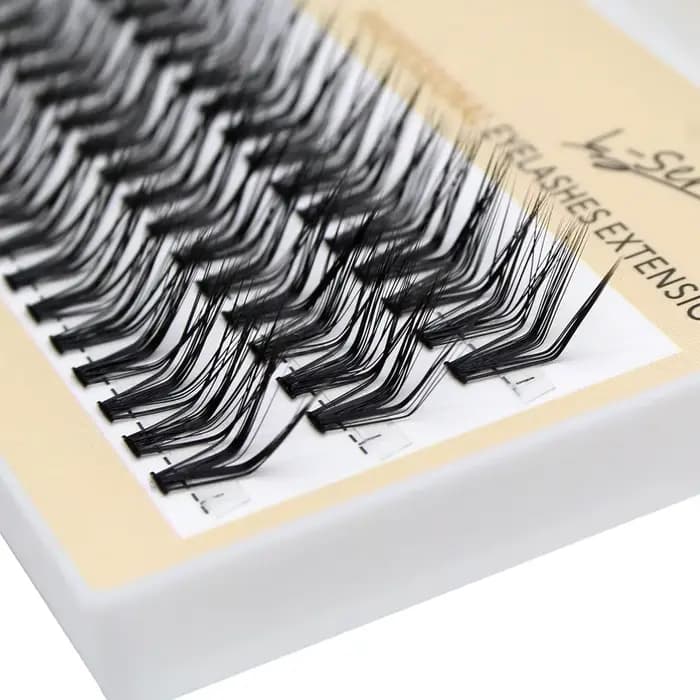 60 faux-cils individuels 30D C/D/L Curl, effet œil de chat, naturels, pour extension de cils, outil