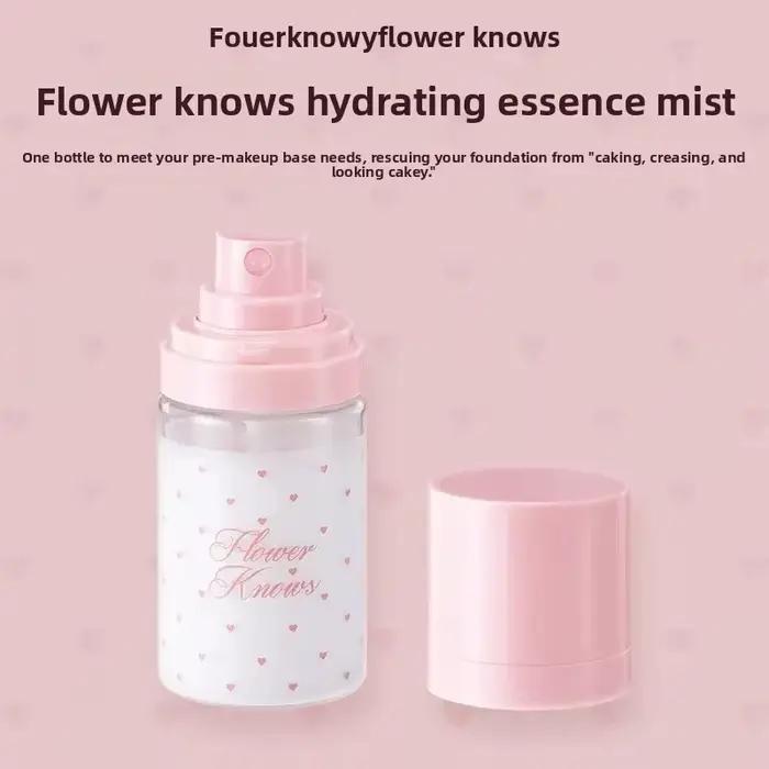 Spray hydratant FlowerKnow pour le visage, base de maquillage, essence hydratante, produits de soin