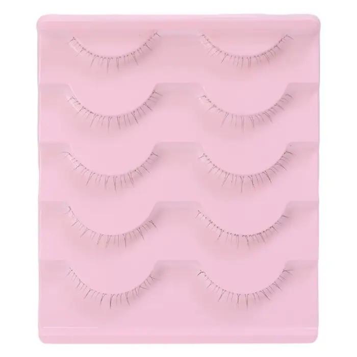 Cils inférieurs doux à bande transparente, cils naturels sous les yeux, maquillage coréen style mang