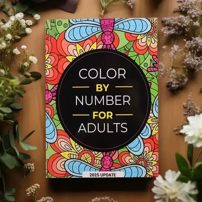 Coloriage par numéros pour adultes, fond unique, livre de coloriage pour soulager le stress, thérapi