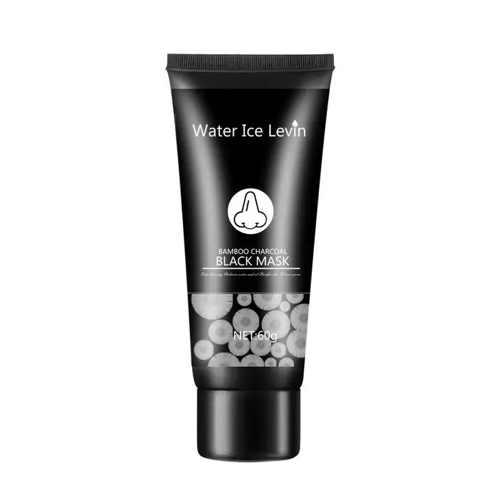 Masque au charbon de bambou dissolvant de points noirs masques faciaux en profondeur nettoyage en pr