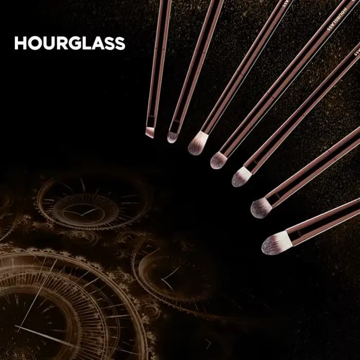 Hourglass-Pinceaux de maquillage, poudre, fond de teint, correcteur, fard à joues, bronzant, ombre à