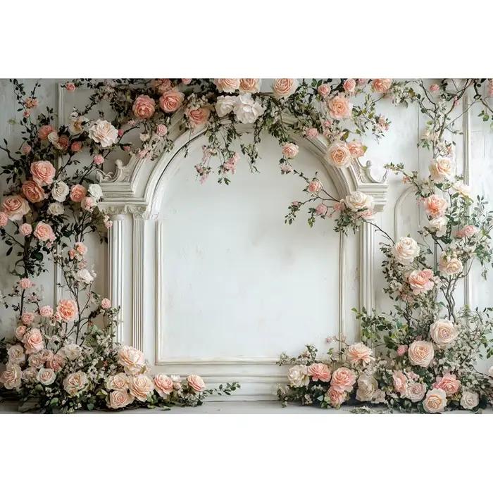 Toile de fond photographique pour mariage, fête, douche nuptiale, portrait de fille, maternité, avec