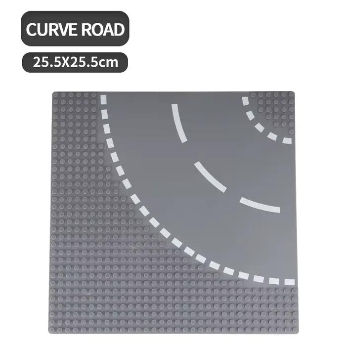 Plaques de base 32*32 pour ensembles de blocs de construction, figurines de circulation routière, jo