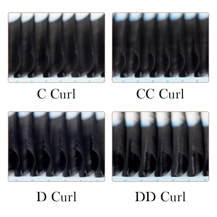 AGUUD noir mat Extension de cils individuelle Volume professionnel coréen PBT cachemire plateau d'ex