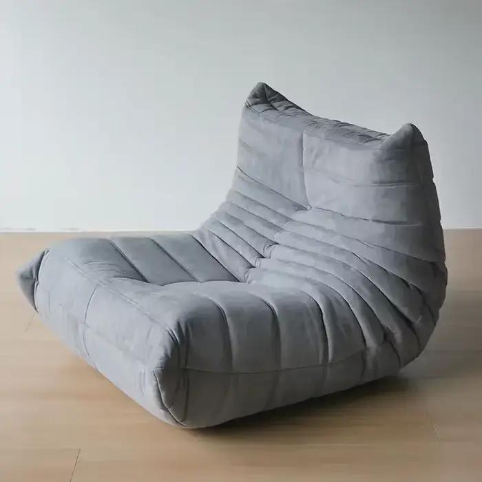 Fauteuil de sol paresseux pour salon, siège individuel en mousse sans accoudoirs, fauteuil de coin c
