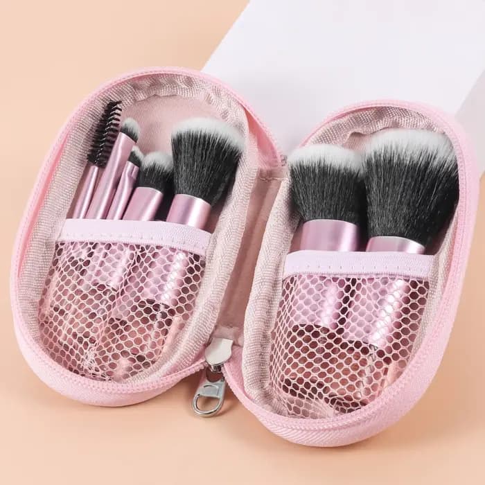Ensemble de mini pinceaux de maquillage pour le visage, 10 pièces, portables, format voyage, disponi