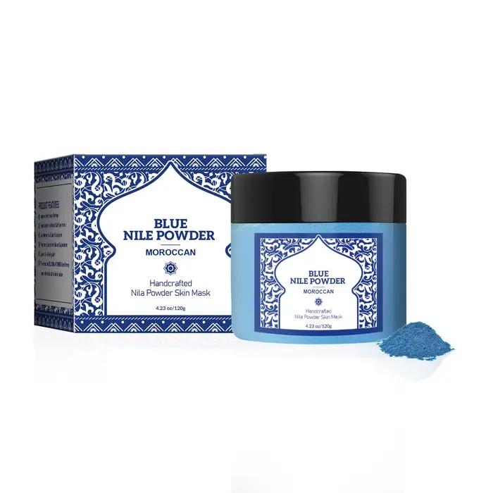 Poudre moussante minérale marocaine 120g - Masque nettoyant en profondeur en 15 minutes pour le visa