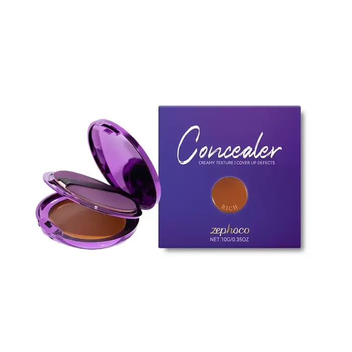 Palette de correcteurs Zephoco, résistante à la transpiration, longue tenue, fini naturel mat, hydra