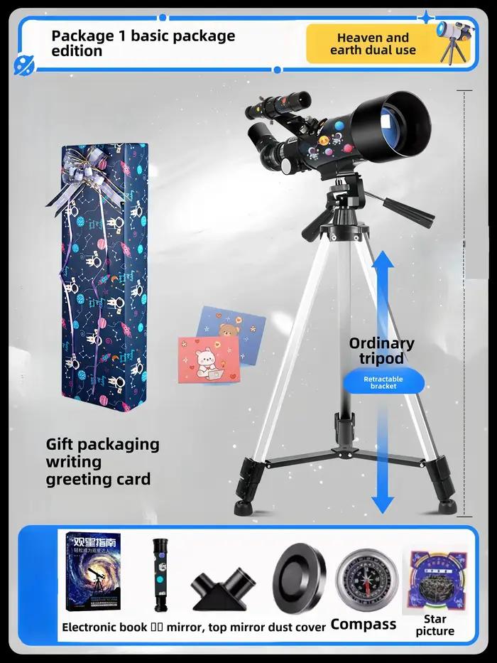 Télescope astronomique de protection oculaire de qualité supérieure pour enfants, garçons et filles,