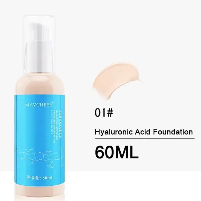 BB crème scintillante à l'acide hyaluronique, fond de teint longue durée, contrôle de l'huile, corre
