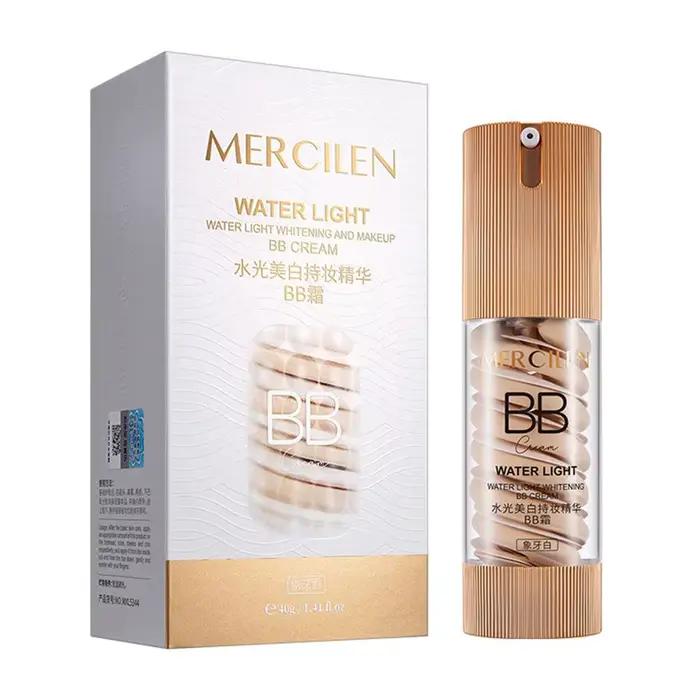 Mercilen BB Cream, 40G, 1/2 pièces, hydratant et nourrissant, correcteur de teint, maquillage nature