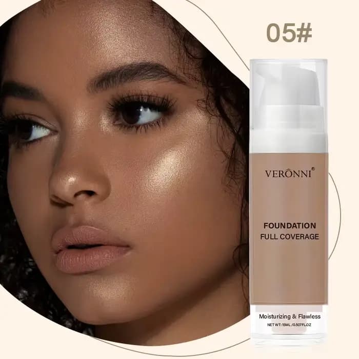 Fond de Teint Couvrant - Maquillage Liquide Modulable à Couvrance Totale pour Mélange Personnalisé d