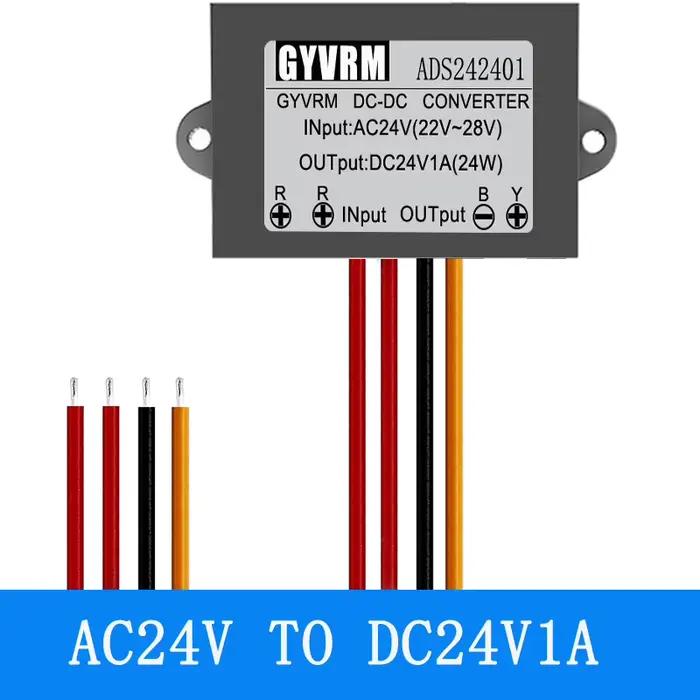 GYVRM – convertisseur de tension ca à cc 24V, 1a, 2a, 3a, AC22-28V à 24V, 72W, Module de stabilisati