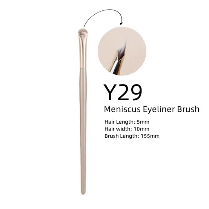 Pinceau de maquillage surligneur pour fard à joues cheveux naturels haute qualité mélangeur d'ombre