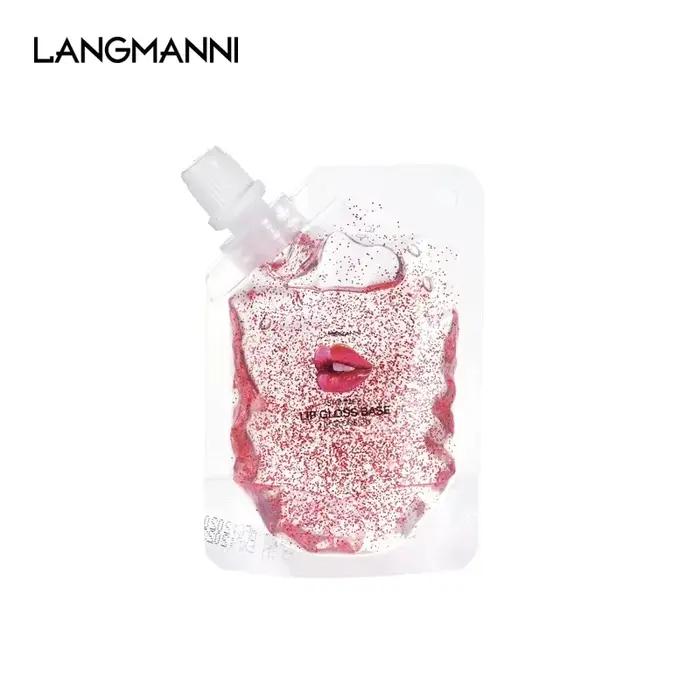Bricolage clair brillant à lèvres Base huile antiadhésive hydratant rouge à lèvres matériel Gel bril