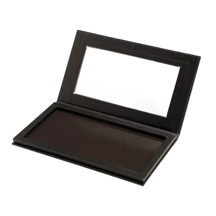 Coosei-Palette de fards à barrage magnétiques noirs avec fenêtre transparente, grand, 2 pièces