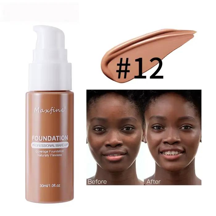 Fond de teint liquide résistant à la sueur, correcteur efficace, maquillage imperméable, cosmétiques
