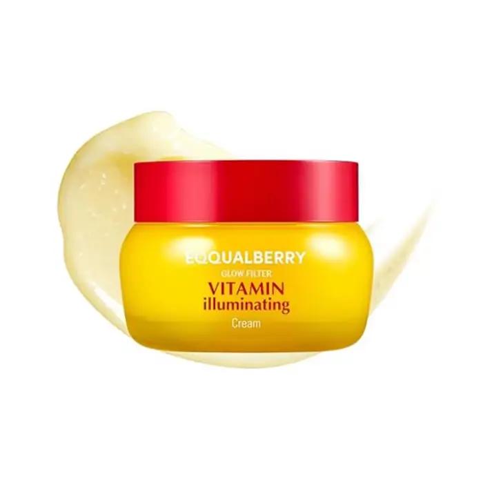 Crème Illuminatrice EQUILABERRY Glow Filter Vitamin : Éclaircit et Unifie le Teint, Hydratation Prof