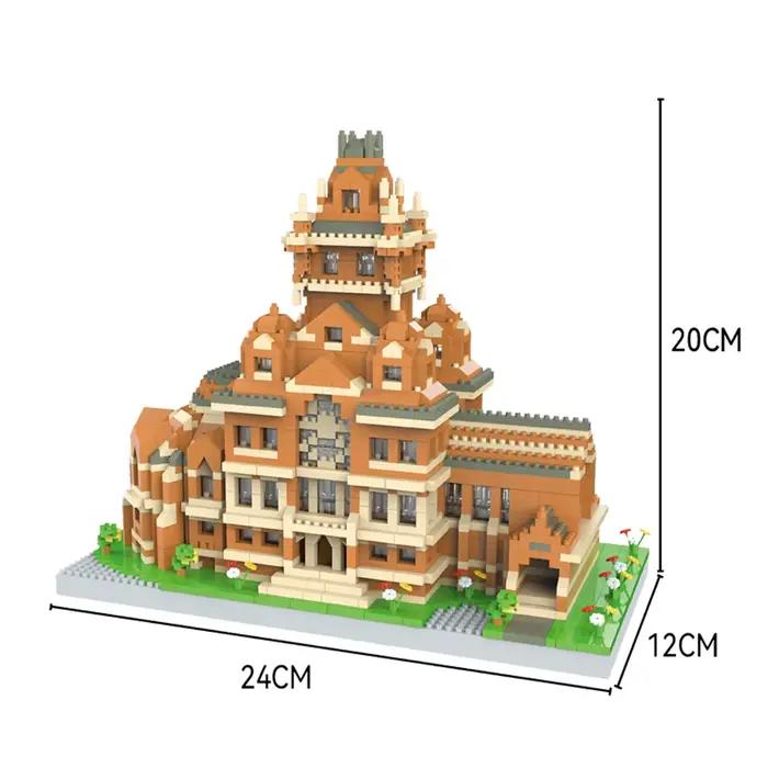 KNEW BUILT Capitol City Construction Maison Blanche Micro Blocs de Construction US Mini Architecture
